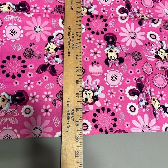 Minnie Mouse Pink Floral Small Hankerchief Scarf - Picture 4 of 5